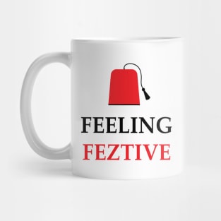 Feeling Feztive Doctor Who Christmas Mug